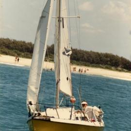 Sailing, Kevin Freeman, Laguna Bay, Noosa Heads, 8 December 1987