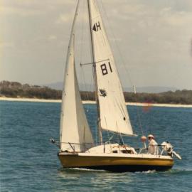 Sailing, Kevin Freeman, Laguna Bay, Noosa Heads, 8 December 1987