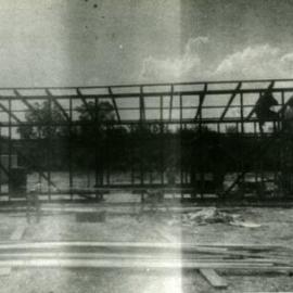 Construction of Beach House, Noosa North Shore, ca 1962