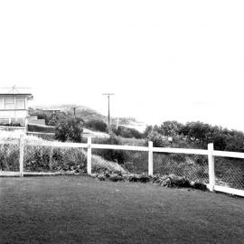 Dwellings and shoreline following Cyclone Daisy, Sunshine Beach, February 1972
