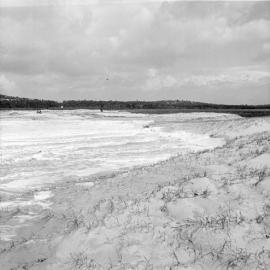 Coastal rutile sand erosion, Noosa Main Beach, Noosa Heads, 16 February 1972