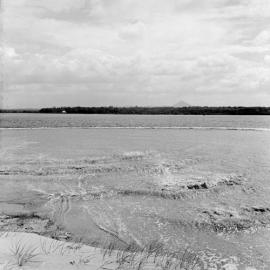 Coastal rutile sand erosion, Noosa Main Beach, Noosa Heads, 16 February 1972