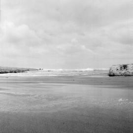 Coastal rutile sand erosion, Noosa Main Beach, Noosa Heads,16 February 1972