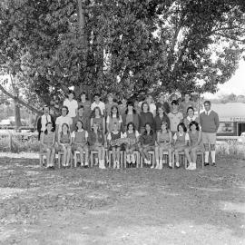 Class Photo, Grade 8A&B, Pomona State School, Pomona, 9 September 1972