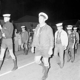 Noosa Sea Scouts, Mardi Gras, Festival of Waters, Gympie Terrace, Noosaville, 2 September 1972