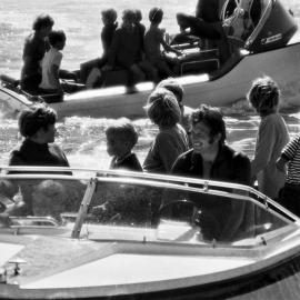 Boating parties, Festival of Waters, Noosa River, Tewantin, 27 August 1972