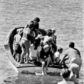 Boating party, Festival of Waters, Noosa River, Tewantin, 27 August 1972