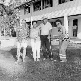 Golfers, Tewantin-Noosa Golf Club, Tewantin, 30 October 1972