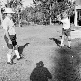 Golfers, Tewantin-Noosa Golf Club, Tewantin, 30 October 1972